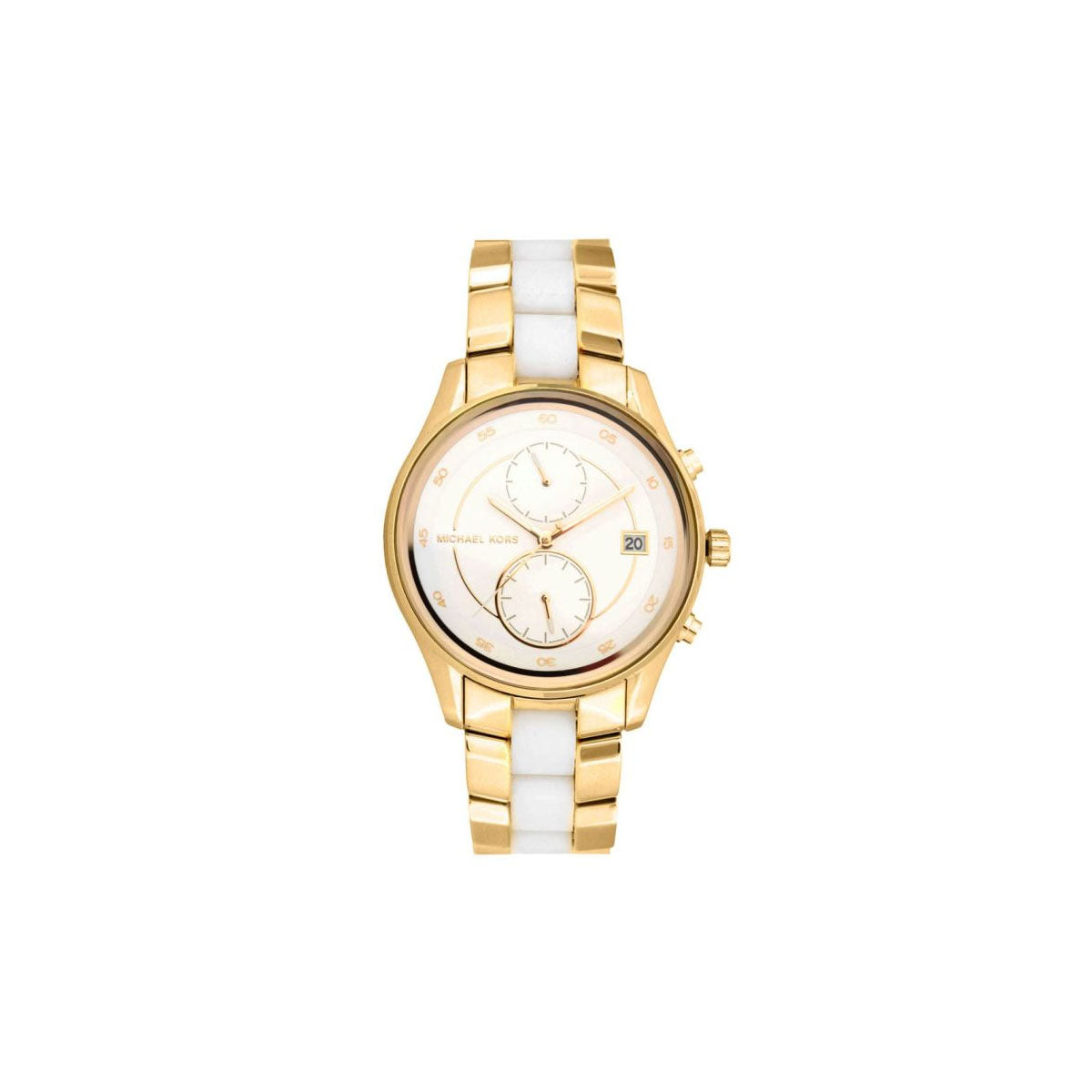 Michael Kors Mk6466 Women’s Watch 40mm Gold White